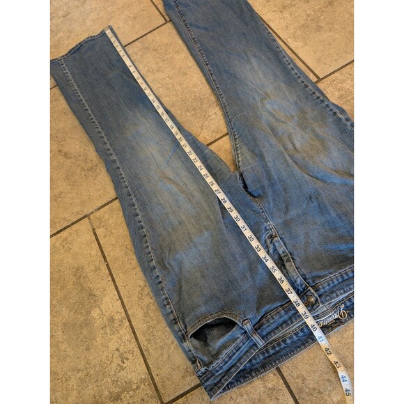 Old Navy The Dreamer Women’s Jeans Size 20 Regular Blue Denim Stretch Bootcut - Picture 9 of 13